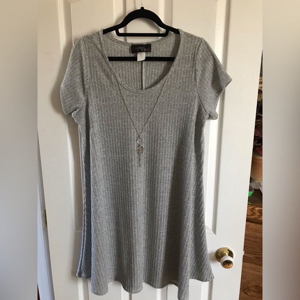 Silver grey dress by Say Anything